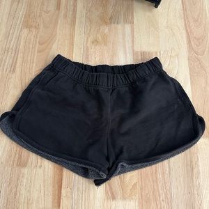 Brandy Melville Sweatshorts in color Black (size OS)